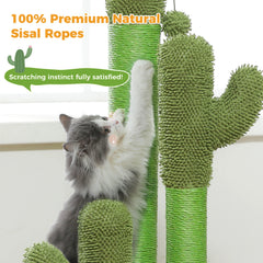 Cactus Cat Scratching Post For Indoor Tall
