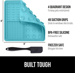 Bpa-Free Silicone Lick Mat For Dogs