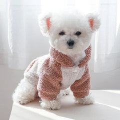 Fashion Cat Dog Hoodie With Buckle Winter