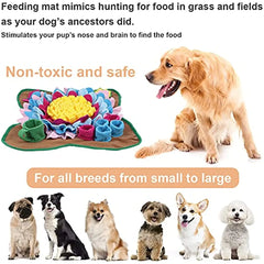 Pet Dogs Snuffle Mat Leak Food Anti