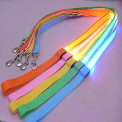 Flashing Leash Rope Harness Collar Electronic Glowing
